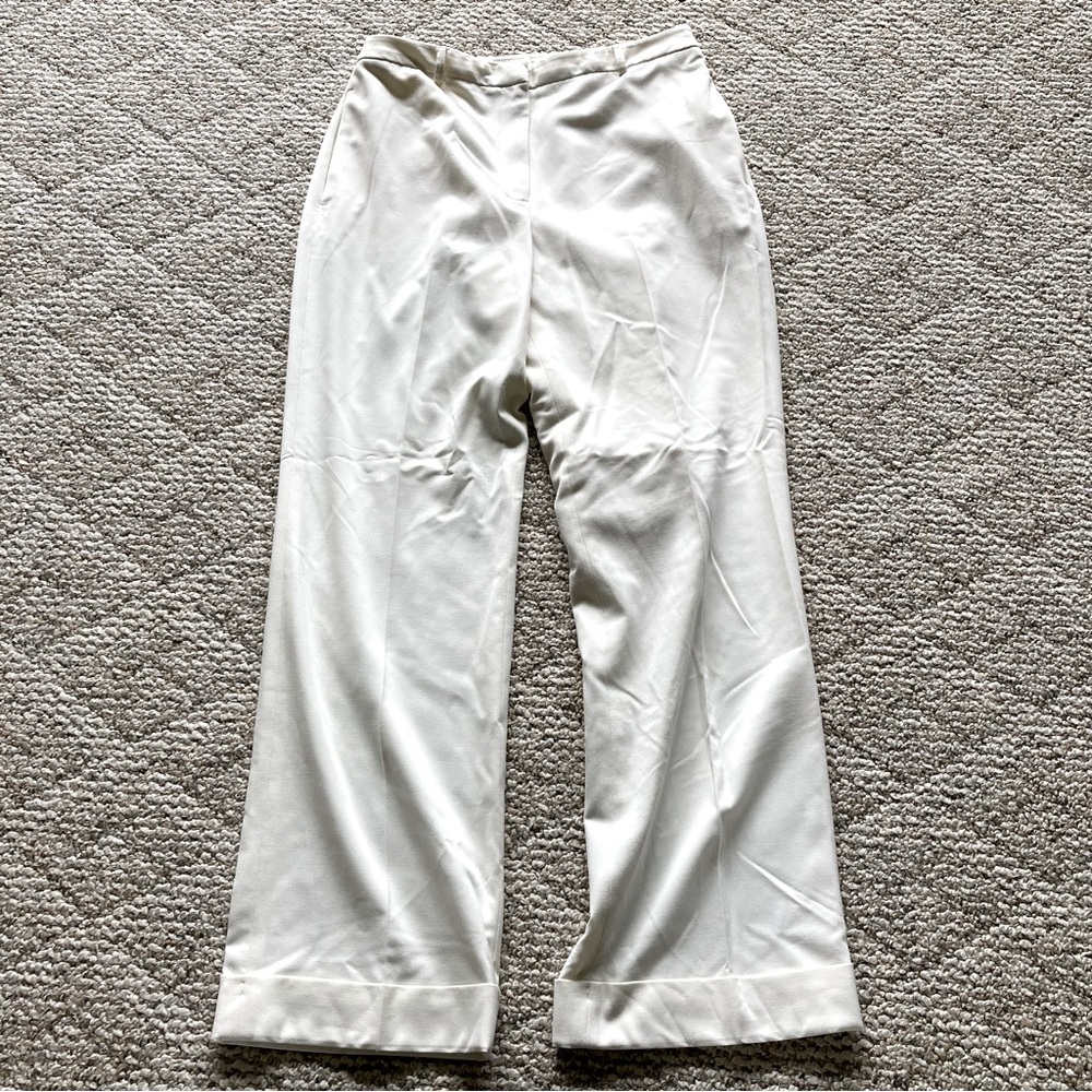 Amanda Smith Dressy Ivory/Cream Trousers 10